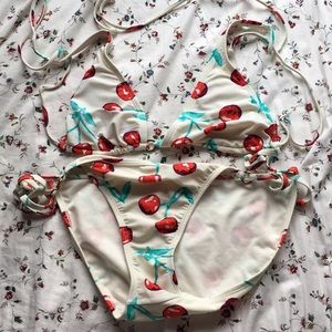 Cherry Print Bikini